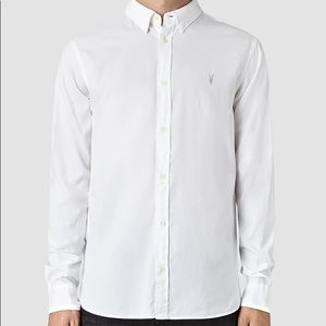 *NWT* All Saints Redondo Shirt in White
